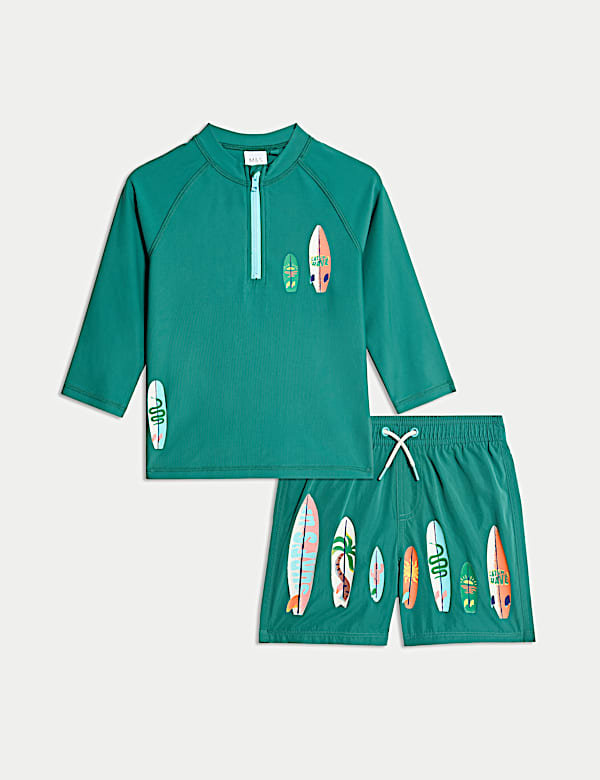 2pc Surf Long Sleeve Swim Set (2-8 Yrs)