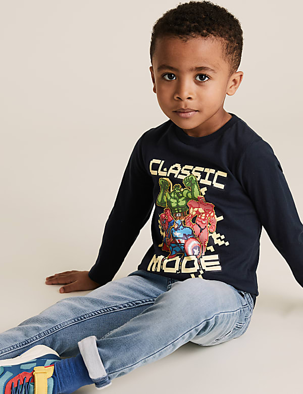 Pure Cotton Marvel™ Classic Mode Top (2-7 Yrs)