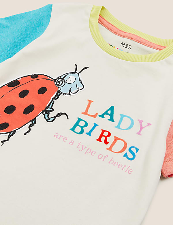 Pure Cotton Roald Dahl™ & NHM™ T-Shirt (2-7 Yrs)