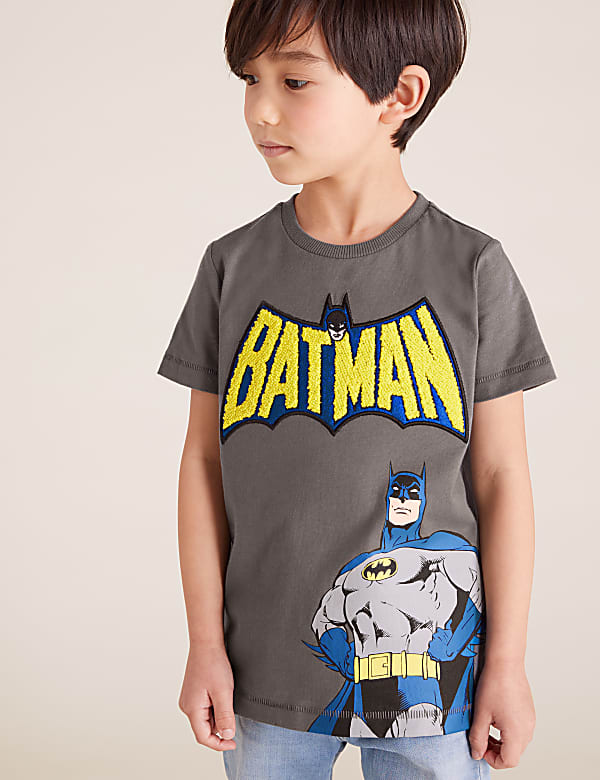 Pure Cotton Batman™ T-Shirt (2-7 Yrs)
