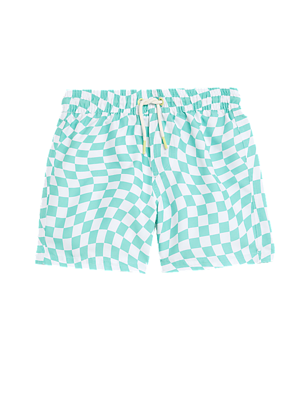 Checked Swim Shorts (2-8 Yrs)