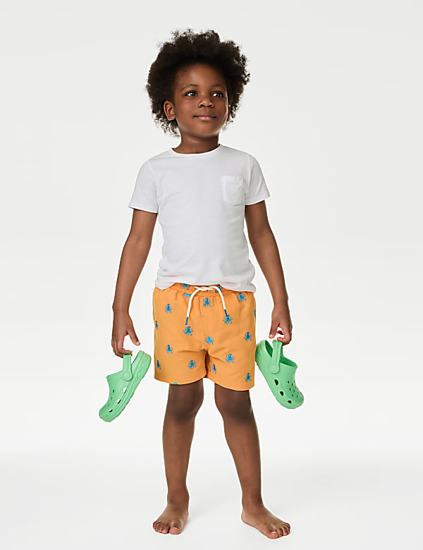 Embroidered Swim Shorts (2-8 Yrs) - SI