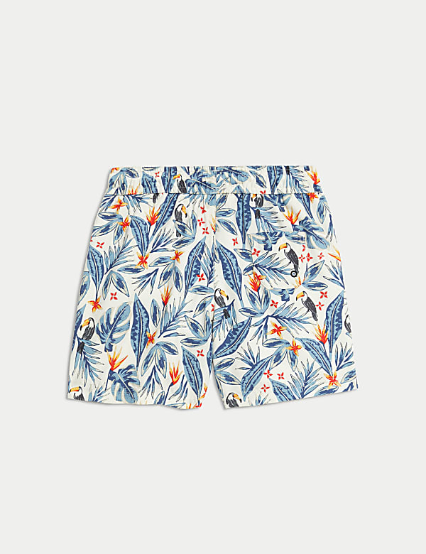 Mini Me Toucan Print Swim Shorts (2-8 Yrs)