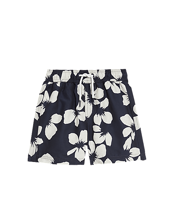 Mini Me Floral Swim Shorts (2-8 Yrs)