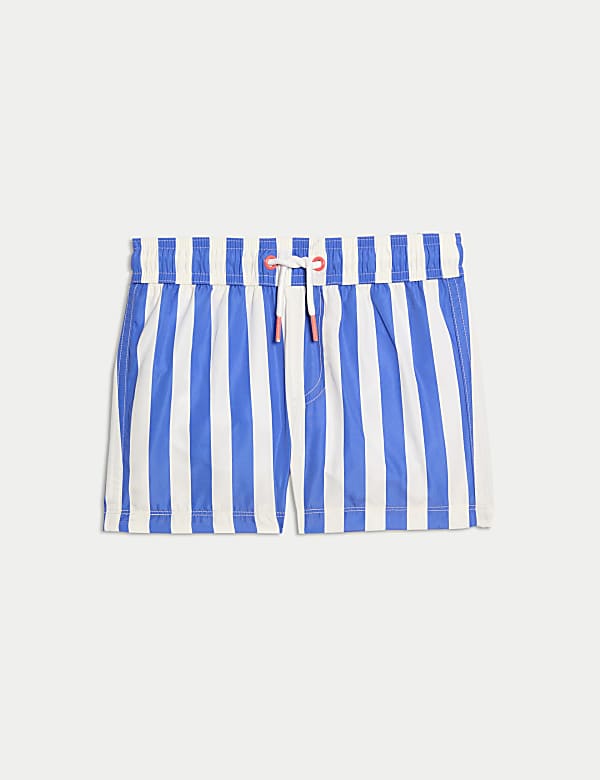 Shorter Length Stripe Swim Shorts (2-8 Yrs) - LU