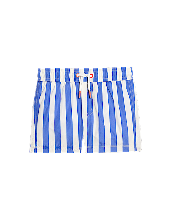 Shorter Length Stripe Swim Shorts (2-8 Yrs)