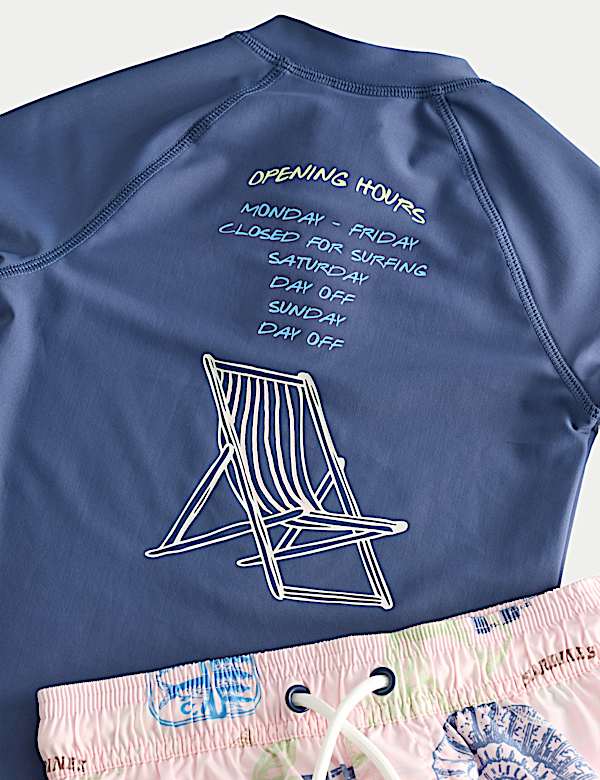 2 Piece Printed Swim Set (2-8 Yrs)