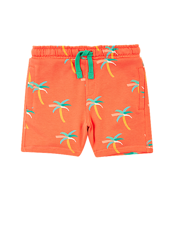 Cotton Palm Tree Shorts (2-7 Yrs)