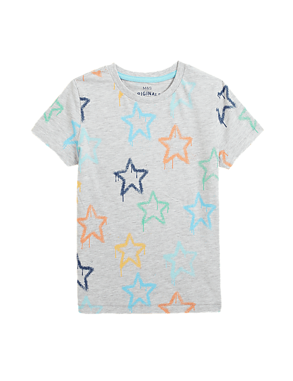 Cotton Mix Printed Crew Neck T-shirt