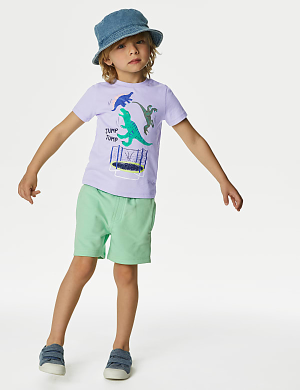 Pure Cotton Dinosaur T-Shirt