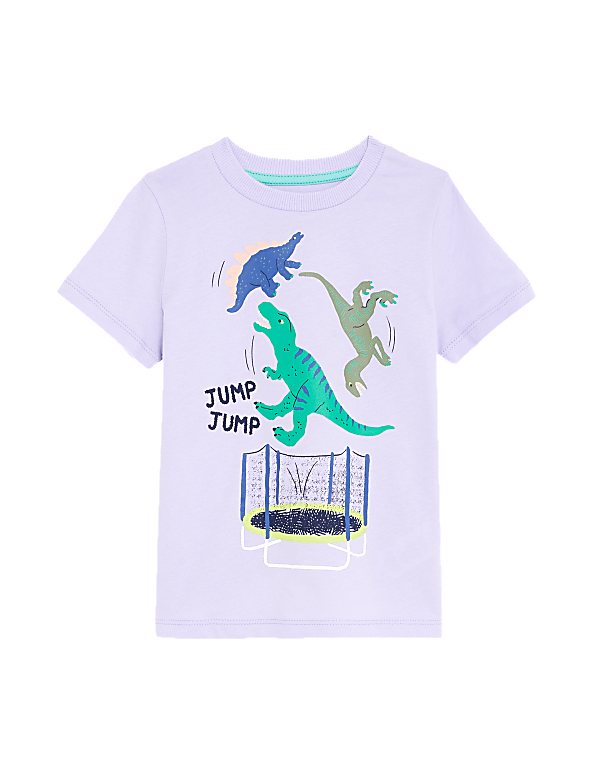 Pure Cotton Dinosaur T-Shirt