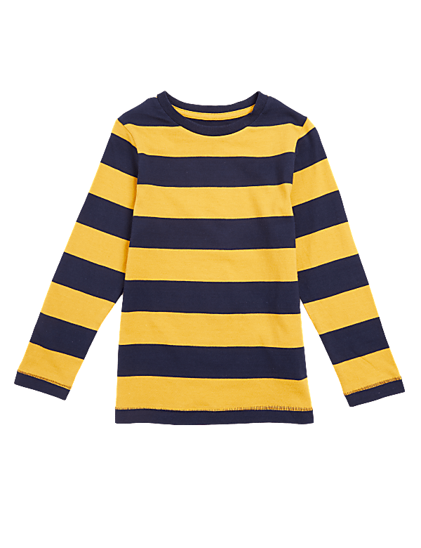 Pure Cotton Stripe Top (2-7 Yrs)