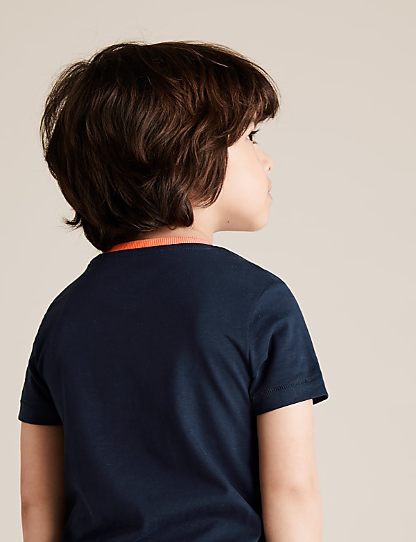 Organic Cotton Dinosaur T-Shirt (2-7 Yrs)
