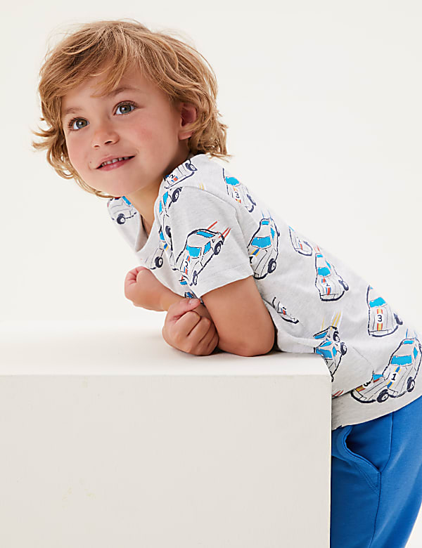 Cotton Car T-Shirt (2-7 Yrs)