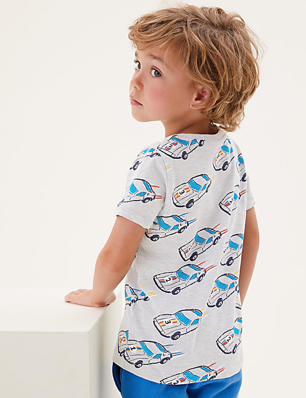 Cotton Car T-Shirt (2-7 Yrs)