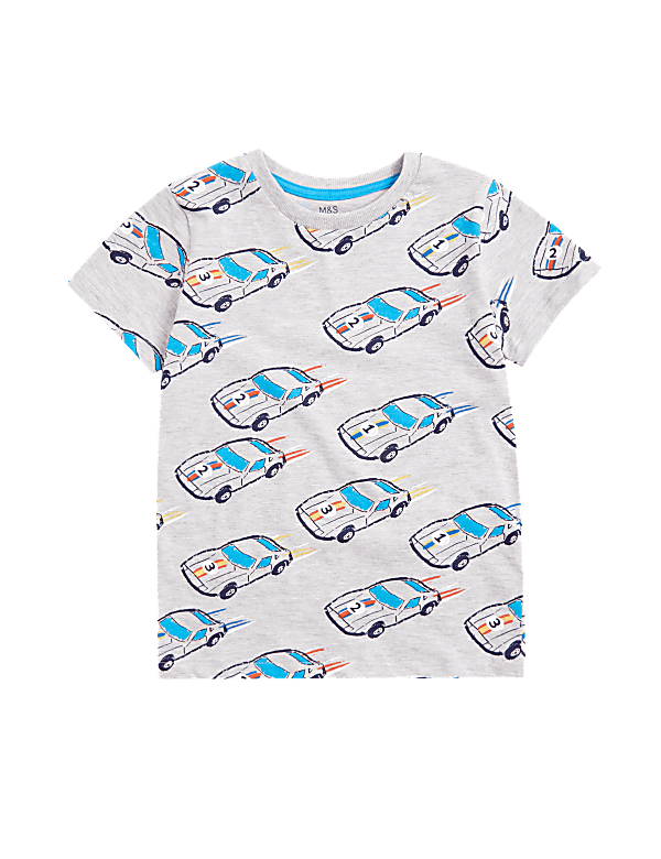Cotton Car T-Shirt (2-7 Yrs)