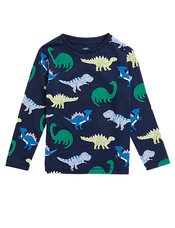 Pure Cotton Dinosaur Top