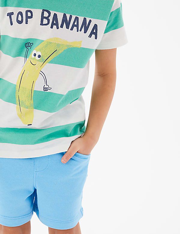 Pure Cotton Banana T-Shirt (2 - 7 Yrs)