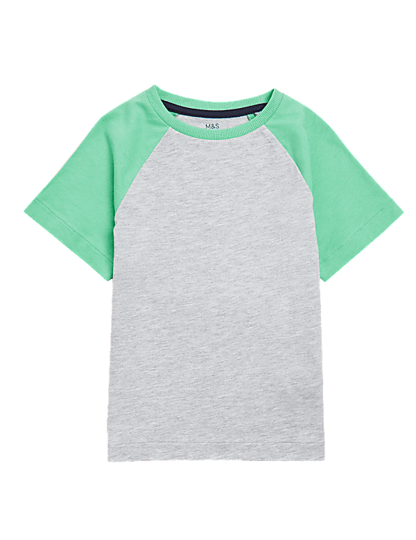 Cotton Rich Raglan T-Shirt (2-7 Yrs)