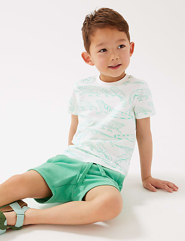 Pure Cotton Reptile Print T-Shirt