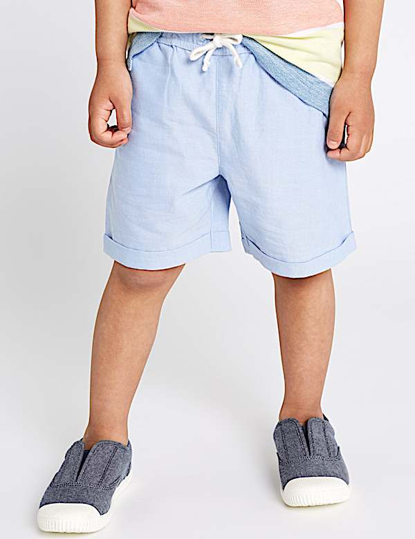 2 Piece Pure Cotton Polo Shirt with Shorts Outfit (3 Months - 7 Years)