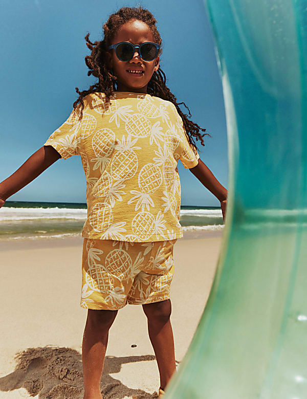 2pc Pure Cotton Pineapple Outfit (2-8 Yrs)