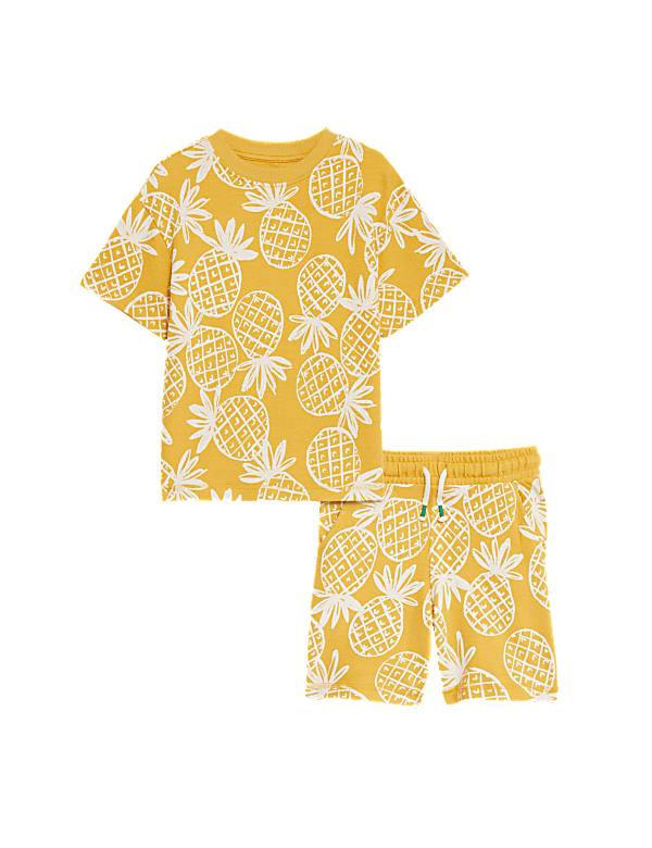 2pc Pure Cotton Pineapple Outfit (2-8 Yrs)