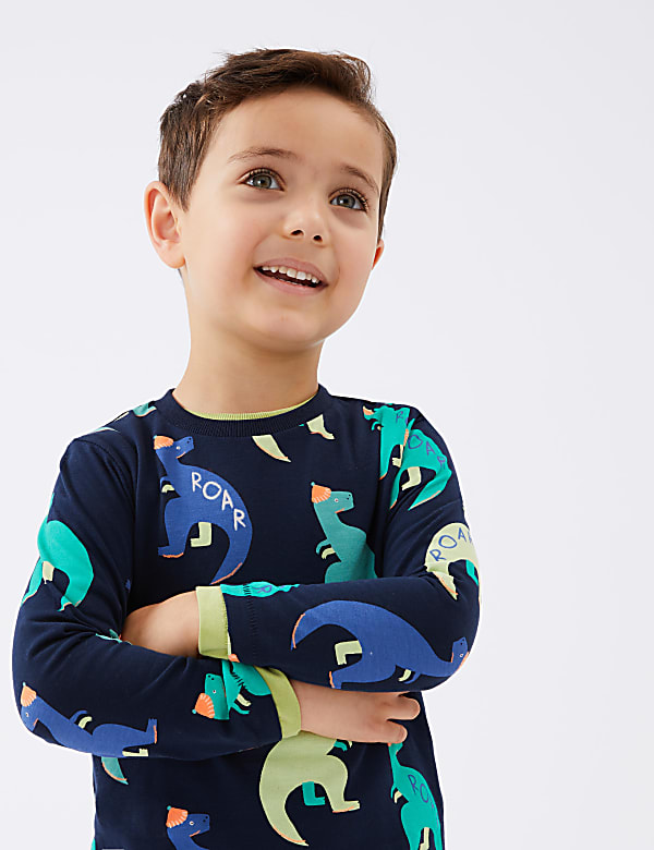 Pure Cotton Dinosaur Top (2-7 Yrs)