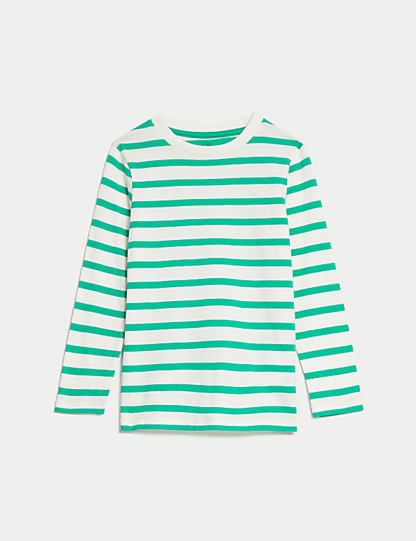 Pure Cotton Striped Top (2-8 Yrs)