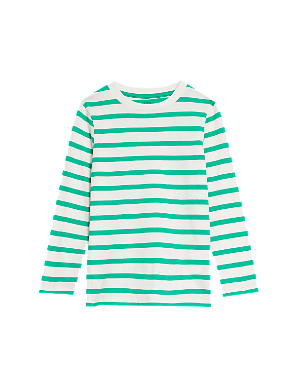 Pure Cotton Striped Top (2-8 Yrs)