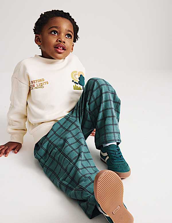 2pc Cotton Rich Sweat & Trousers Outfit (1-8 Yrs) - AU