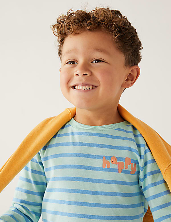 Pure Cotton Striped Top