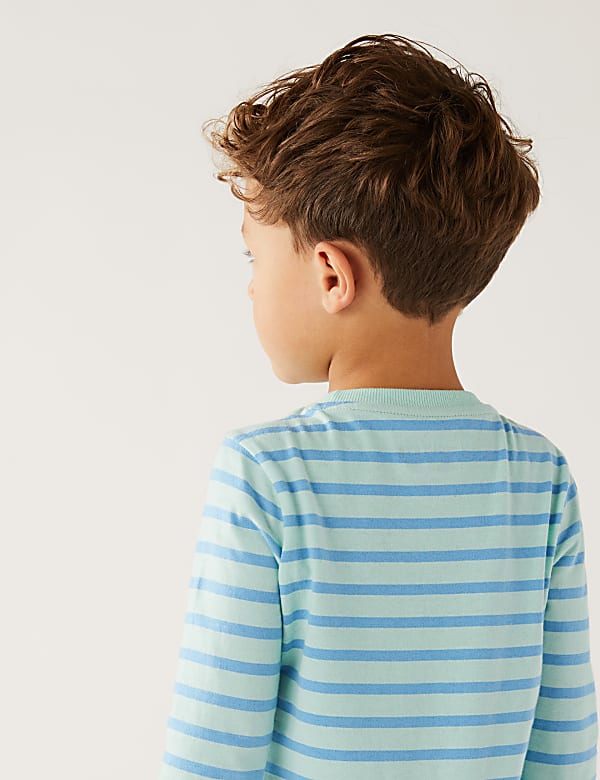 Pure Cotton Striped Top