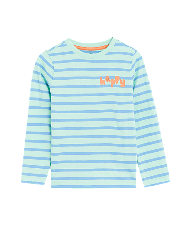 Pure Cotton Striped Top