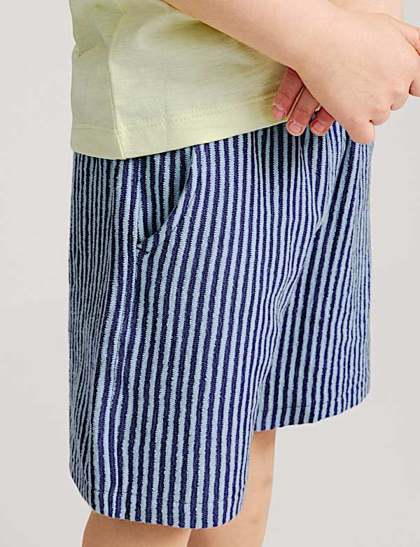 Ensemble 2 pi&egrave;ces t-shirt et short 100 % coton (du 2 au 8 ans) - BE