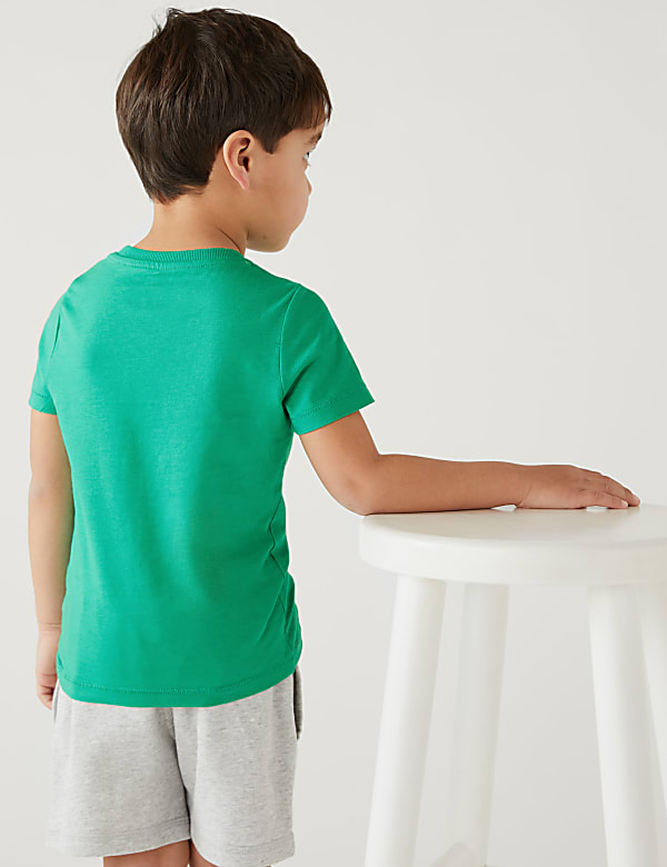 Pure Cotton Dinosaur Print T-Shirt