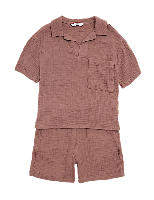2 Piece Pure Cotton Double Cloth Outfit (2-8 Yrs)