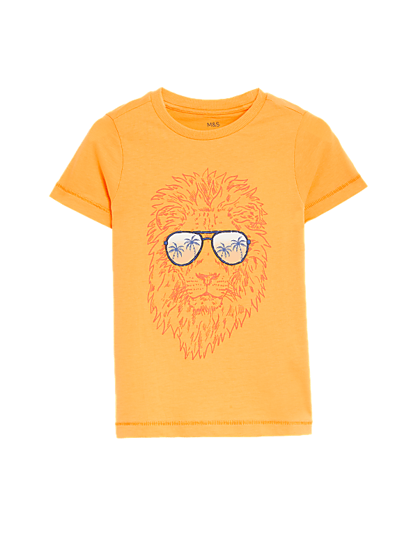 Pure Cotton Lion T-Shirt