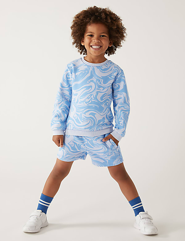 2pc Cotton Rich Top & Bottom Outfit
