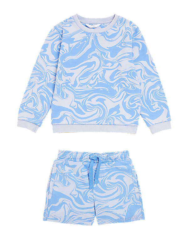 2pc Cotton Rich Top & Bottom Outfit