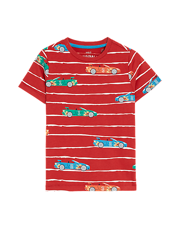 Pure Cotton Car T-Shirt