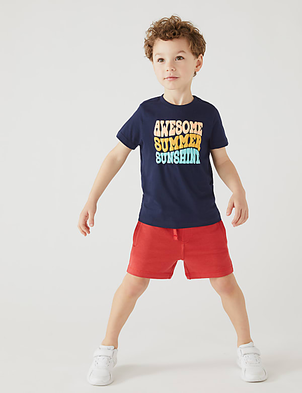 Pure Cotton Summer Slogan T-Shirt