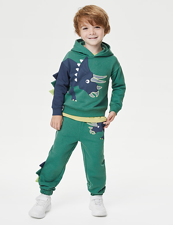 2pc Cotton Rich Dinosaur Outfit (2-8 Yrs) - DE