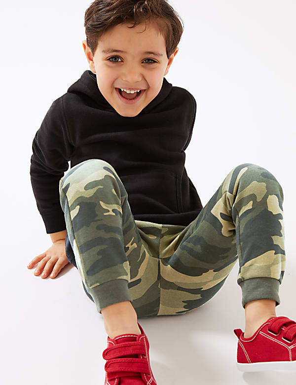Organic Cotton Camouflage Joggers