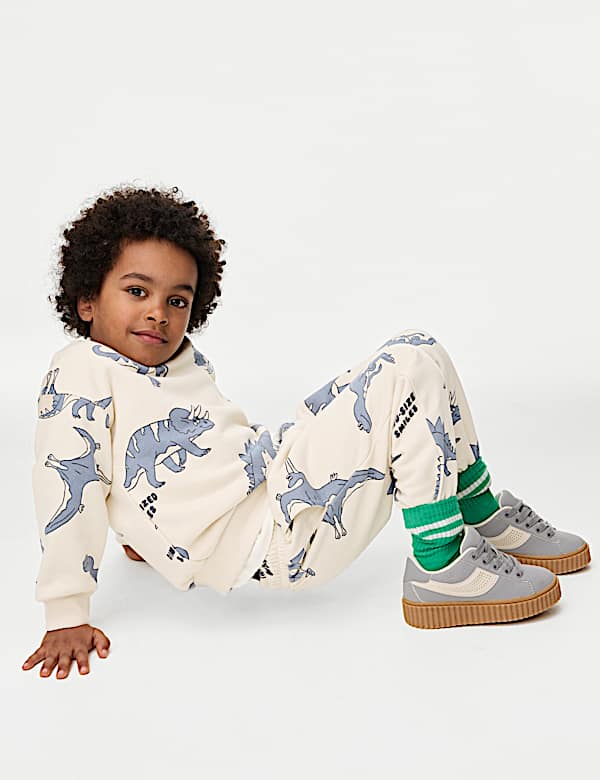 2pc Cotton Rich Dinosaur Outfit (1-16 Yrs) - IT