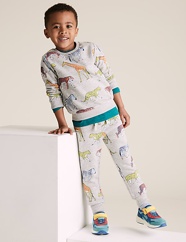 Organic Cotton Animal Joggers (2-7 Yrs)