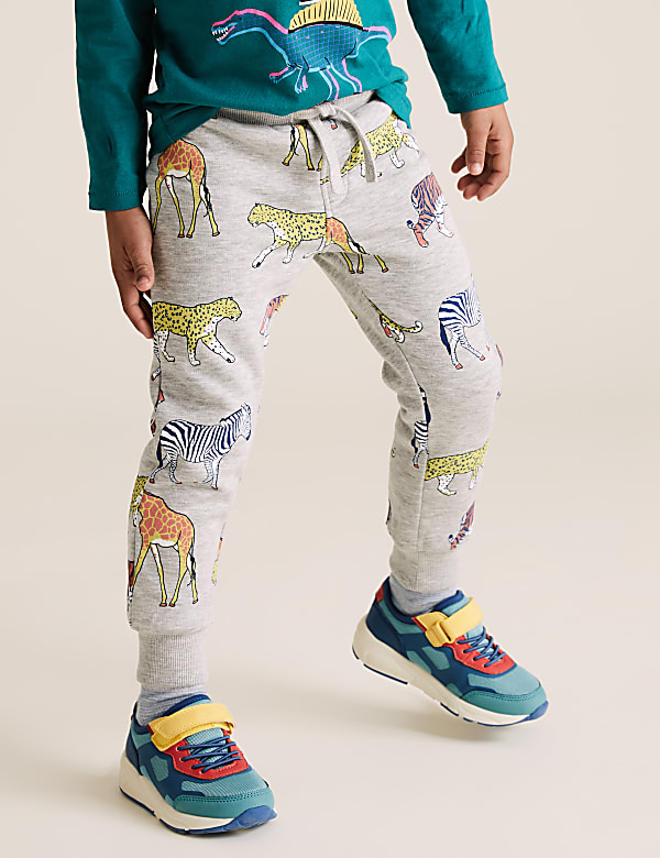 Organic Cotton Animal Joggers (2-7 Yrs)