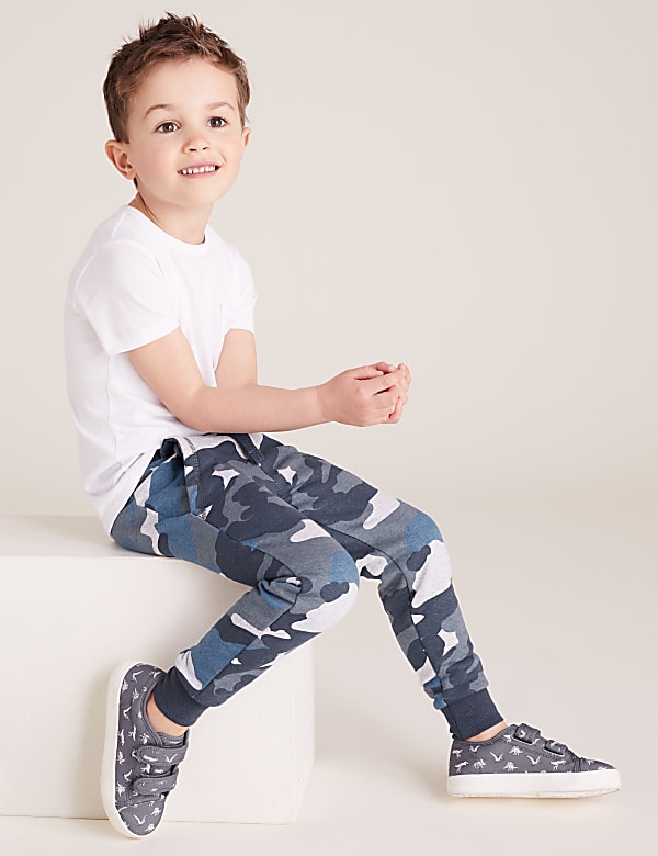Cotton Rich Camouflage Joggers (2-7 Yrs)