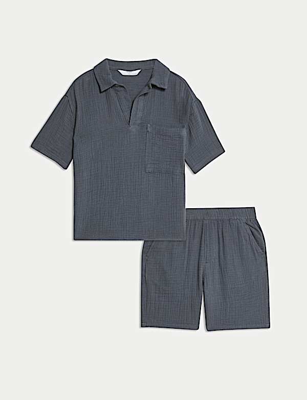 2pc Pure Cotton Top and Shorts Set (2-8 Yrs) - TW