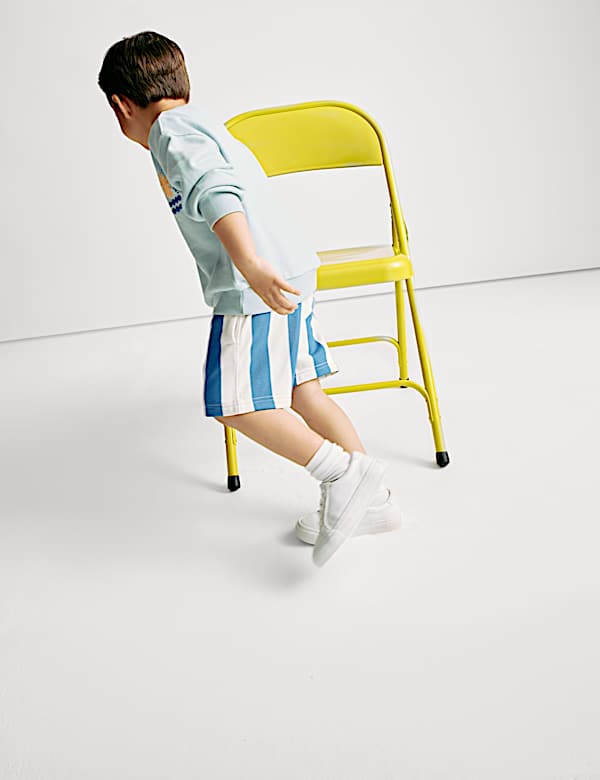 2pc Cotton Rich Sweatshirt and Shorts Set (1-8 Yrs) - SE